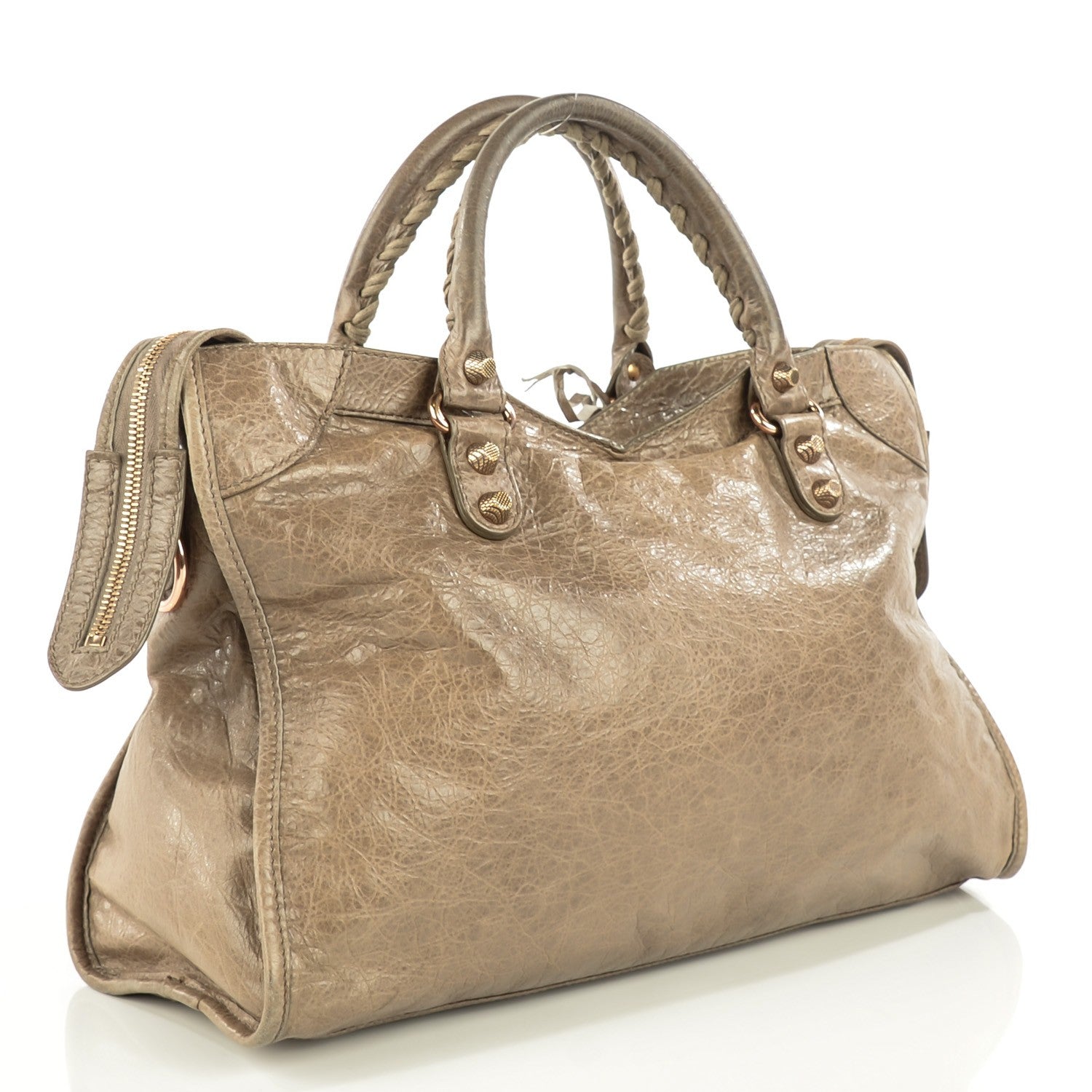 Balenciaga Agneau Giant 12 Rose Gold Hardware City Gris Poivre 7 of 13