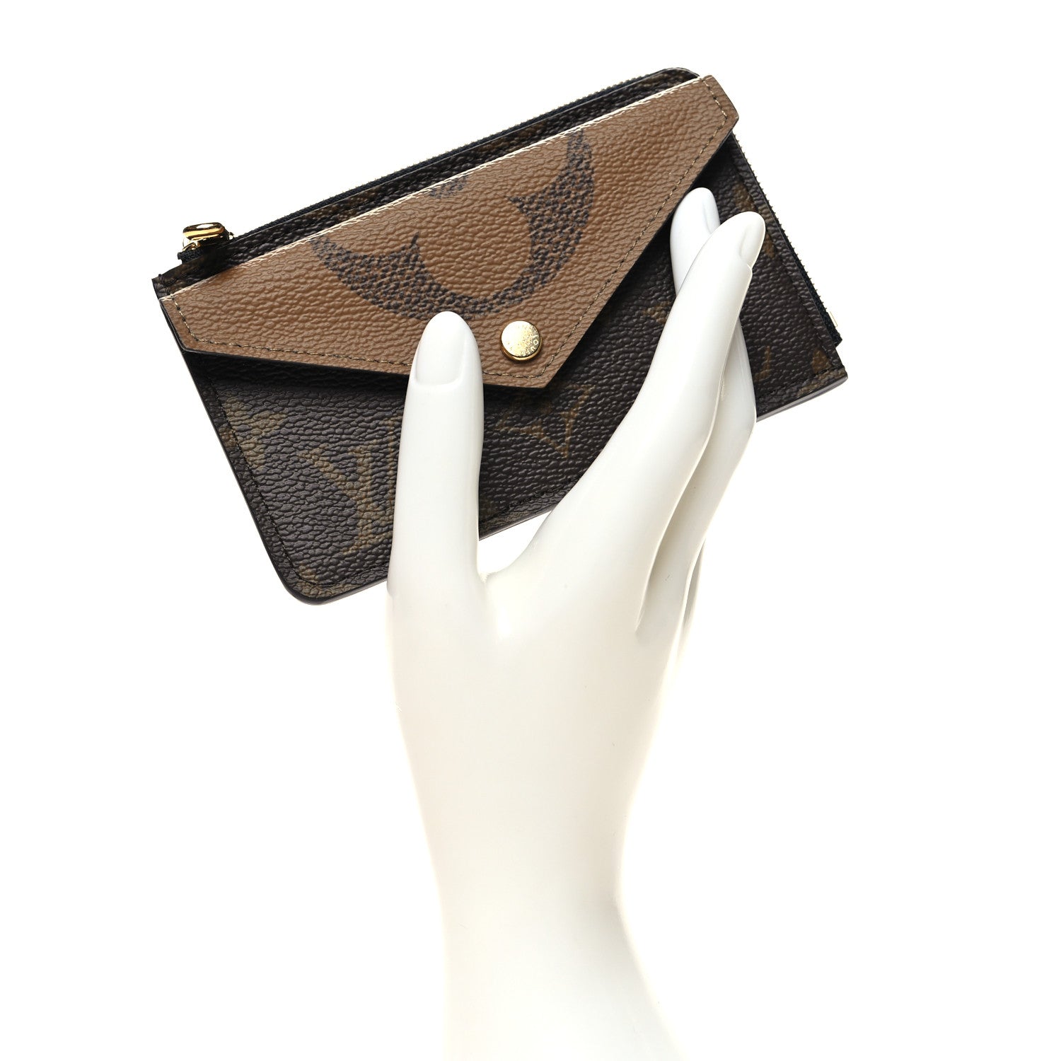 Louis Vuitton Reverse Monogram Recto Verso Card Holder Brown 2 of 8