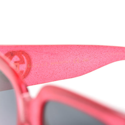 Gucci Glitter Square Optyl GG0141 Sunglasses Pink 6 of 8