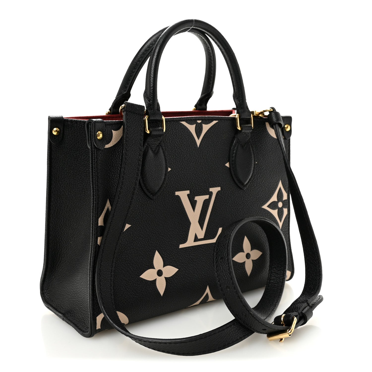 Louis Vuitton Empreinte Monogram Giant Onthego PM Black Beige 3 of 9
