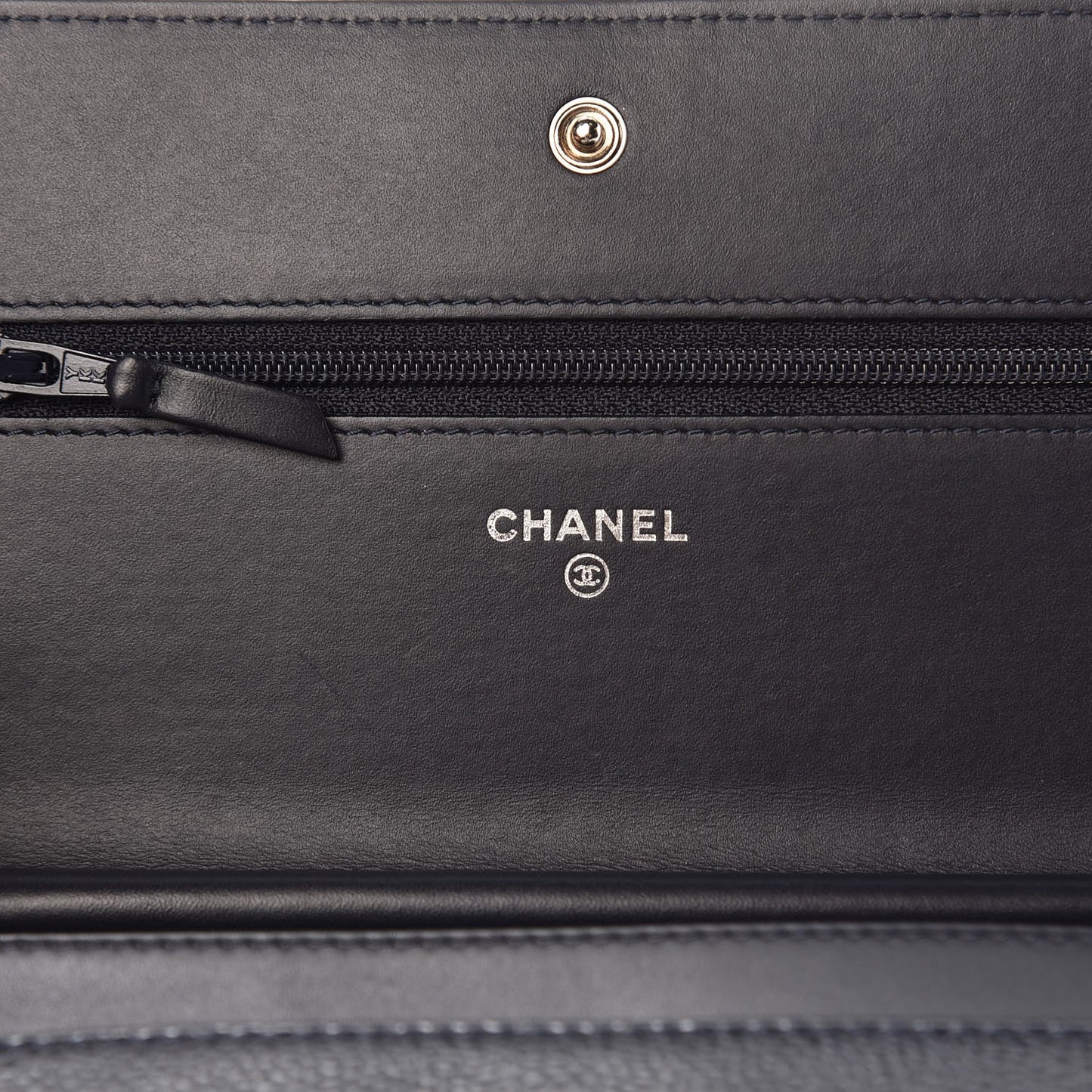 Caviar Timeless CC Wallet On Chain WOC Navy Blue