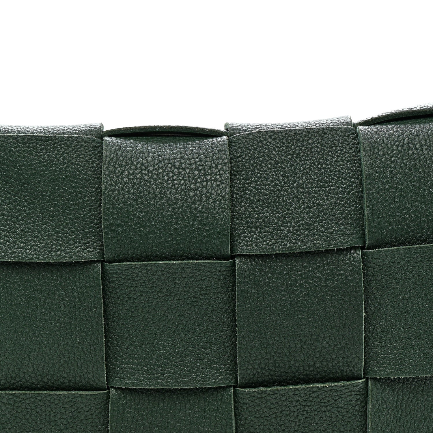 Bottega Veneta Grained Calfskin Maxi Intrecciato Cassette Crossbody Bag Raintree Green 7 of 12