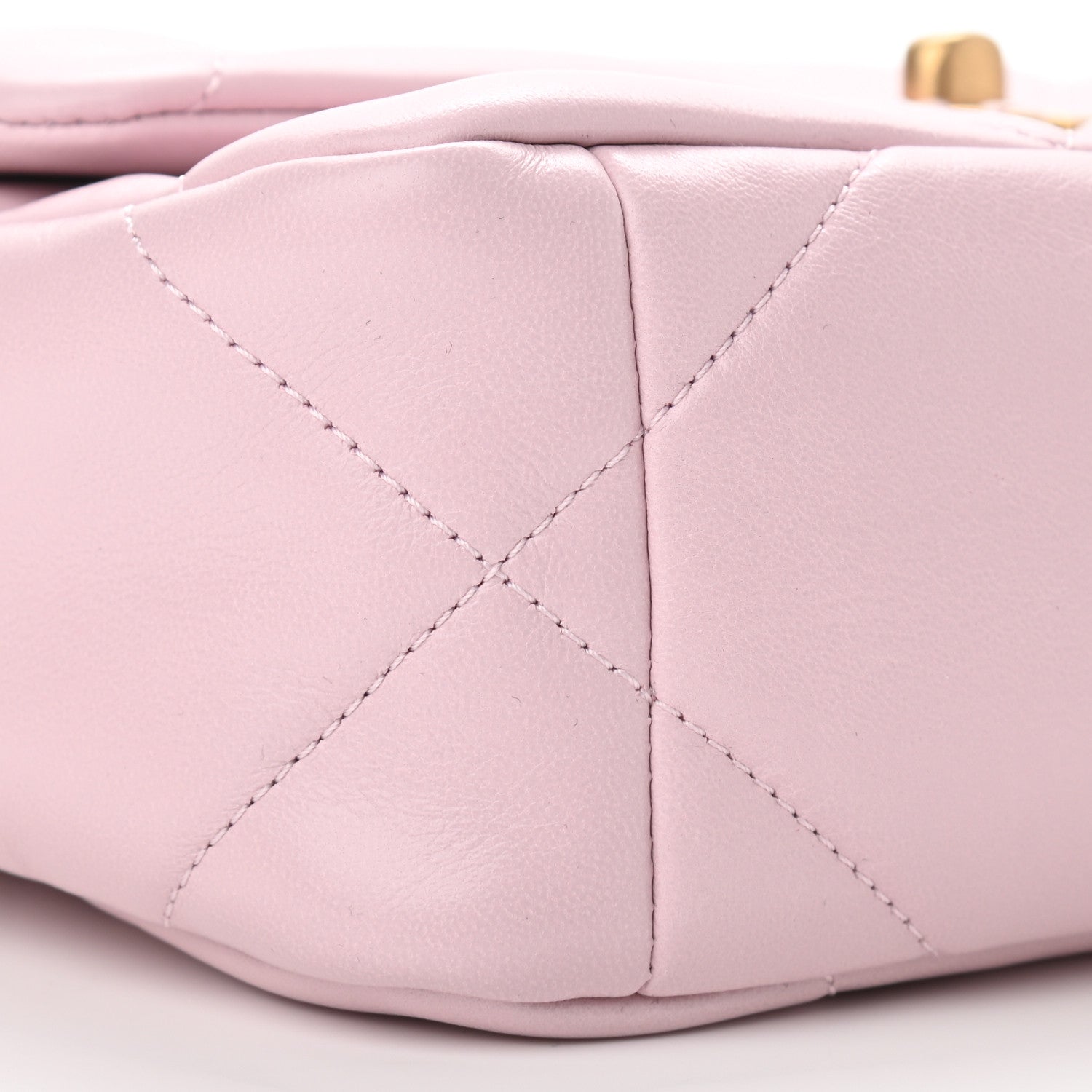 Chanel Lambskin Quilted Medium Chanel 19 Flap Light Pink 9 of 11