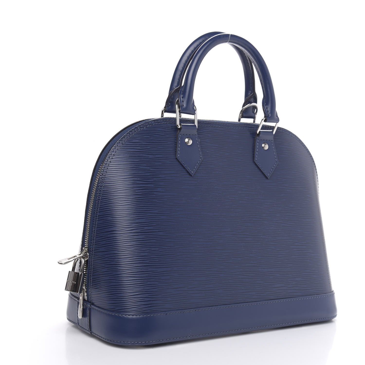 Louis Vuitton Epi Alma MM Indigo 3 of 8