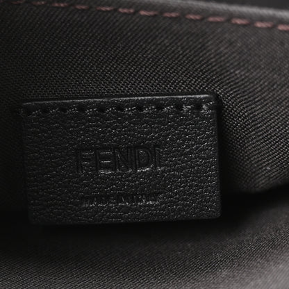 Fendi Vitello Soft F is Fendi Bi-Color FF 1974 Embossed Envelope Wallet On Chain with Pouches Maya Black 8 of 12