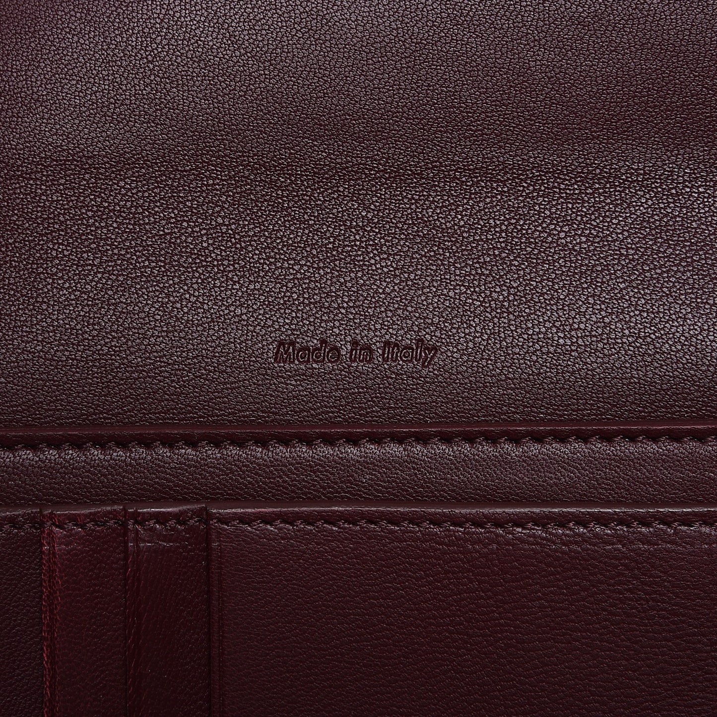 Vegetable Calfskin Orb Multifunction Flap Wallet Navy Blue