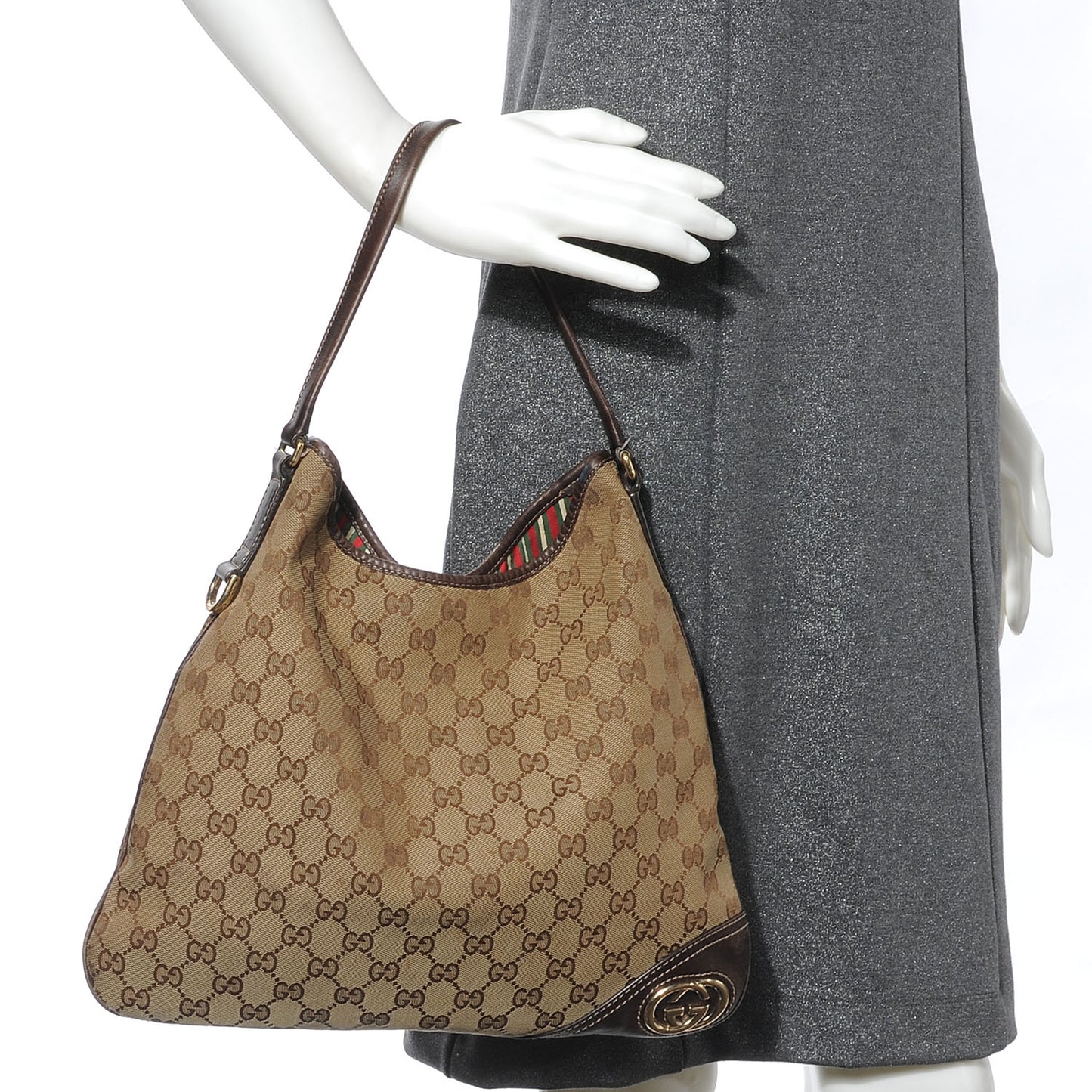 Monogram GG New Britt Hobo