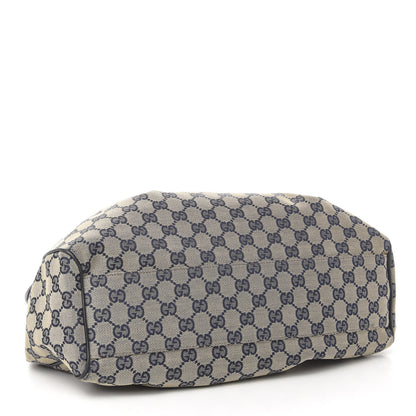 Gucci Monogram Medium Sukey Tote Navy 4 of 10
