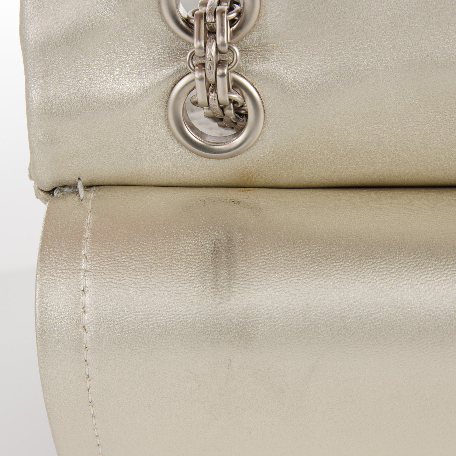 Chanel Lambskin Quilted 2.55 Reissue 227 Flap Silver 12 of 14