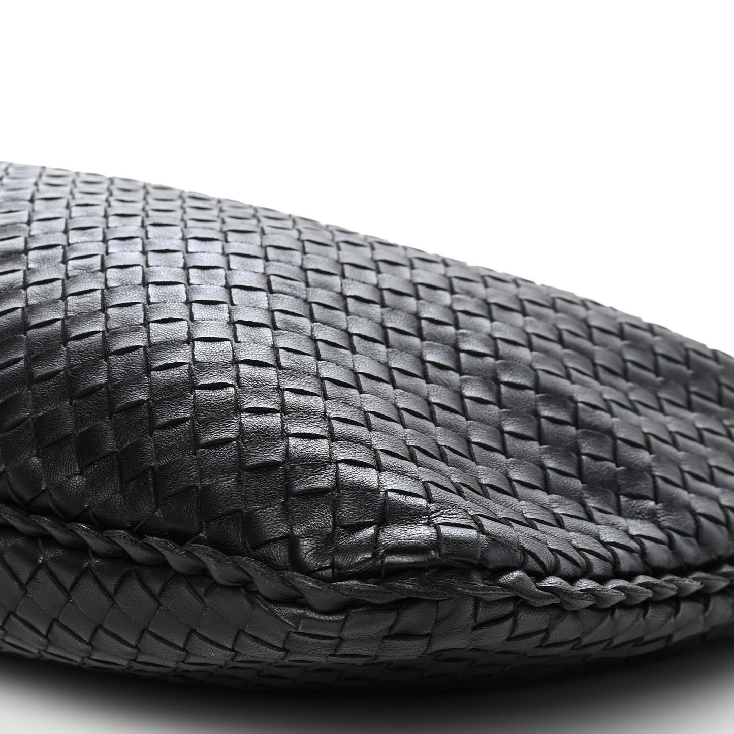 Nappa Intrecciato Large Veneta Hobo Black