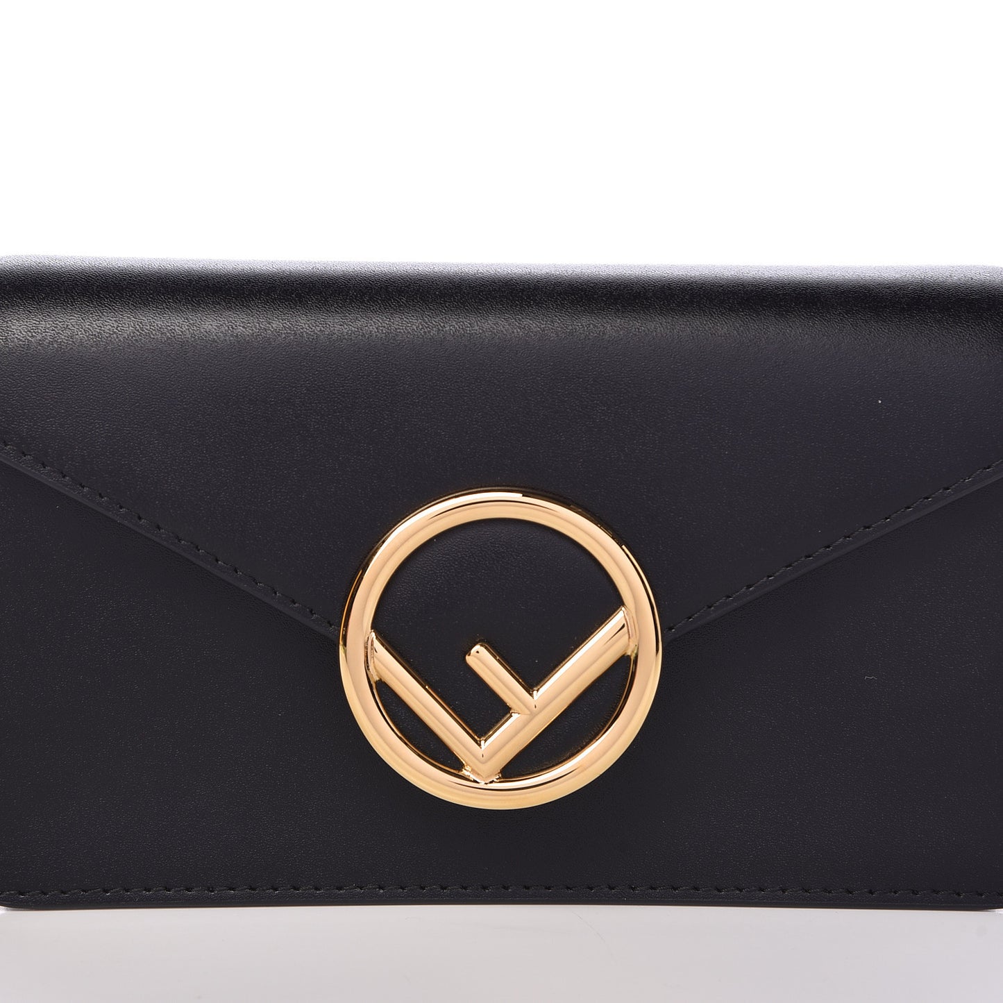 Vitello Liberty Lucido F is Fendi Envelope Belt Bag Black