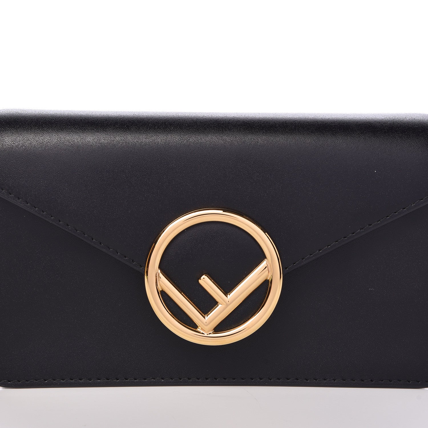Fendi Vitello Liberty Lucido F is Fendi Envelope Belt Bag Black 9 of 12