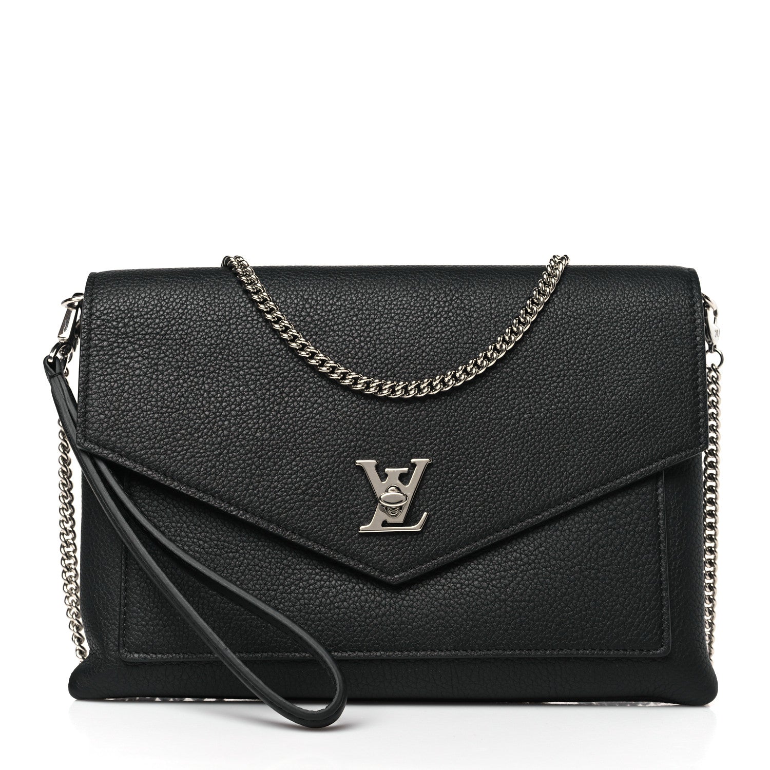 Louis Vuitton Soft Calfskin My Lockme Pochette Black 1 of 7