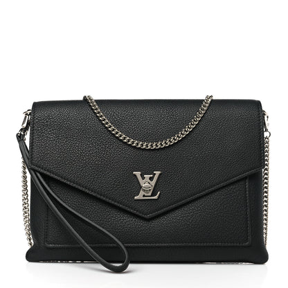 Louis Vuitton Soft Calfskin My Lockme Pochette Black 1 of 7