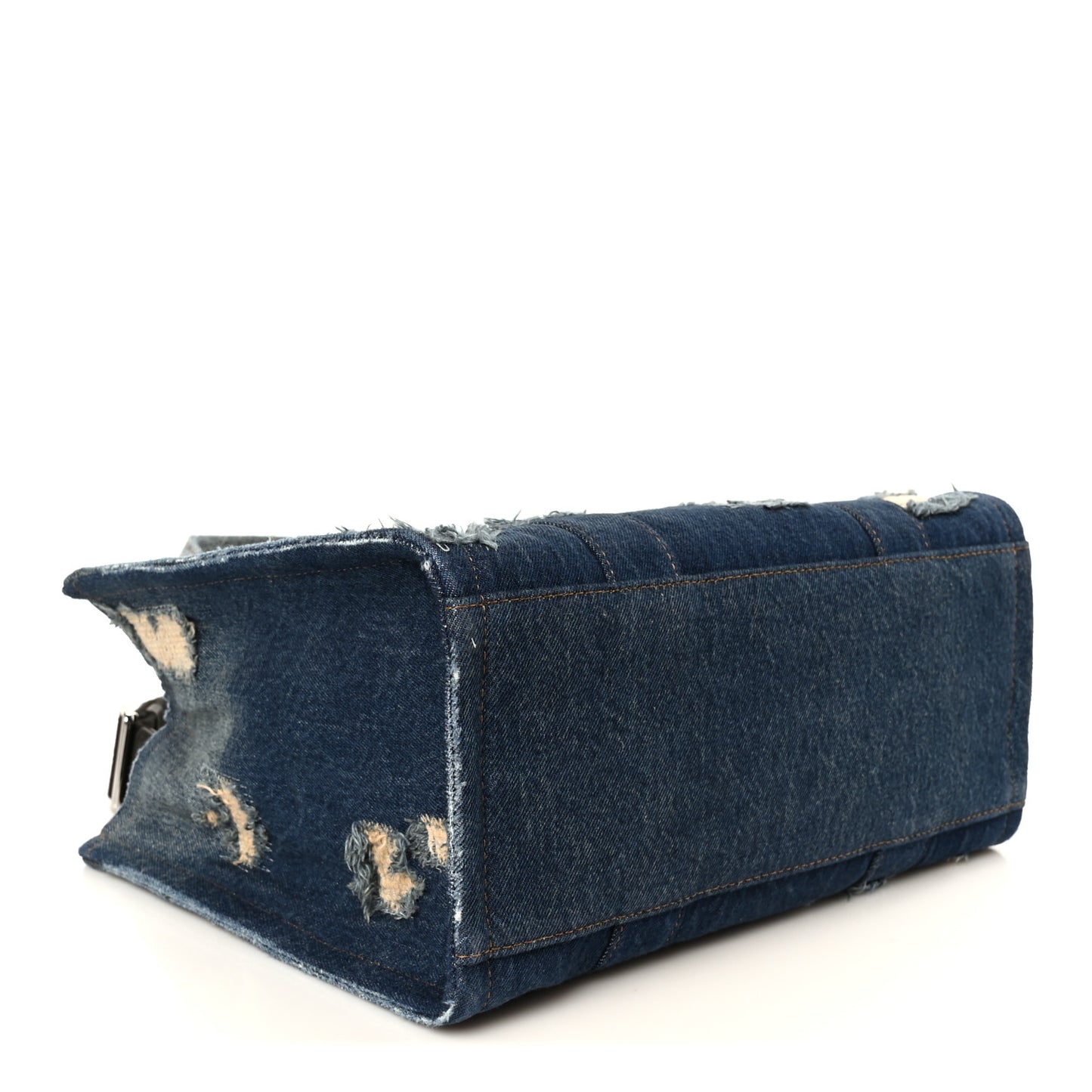 The Rip and Repair Denim Canvas Medium The Tote Bag Blue Blue