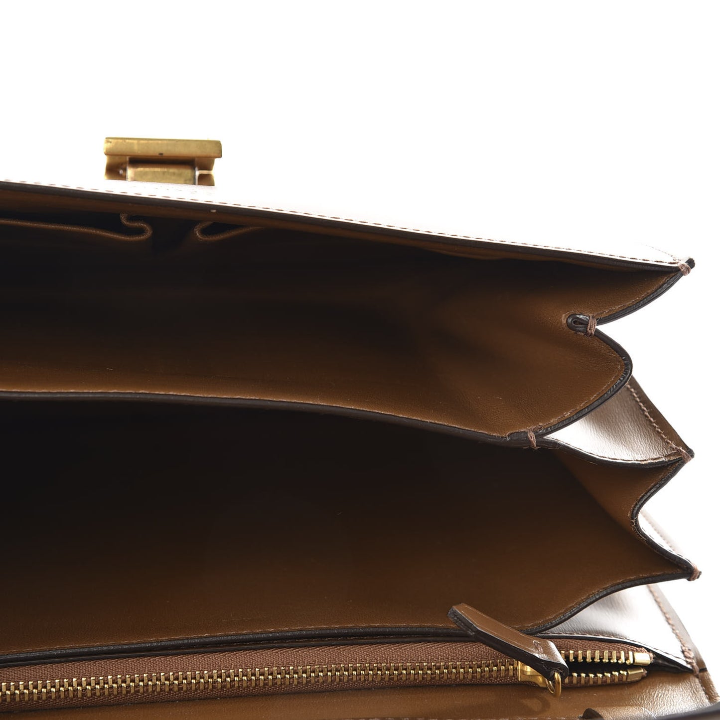 Box Calfskin Medium Classic Box Flap Bag Camel