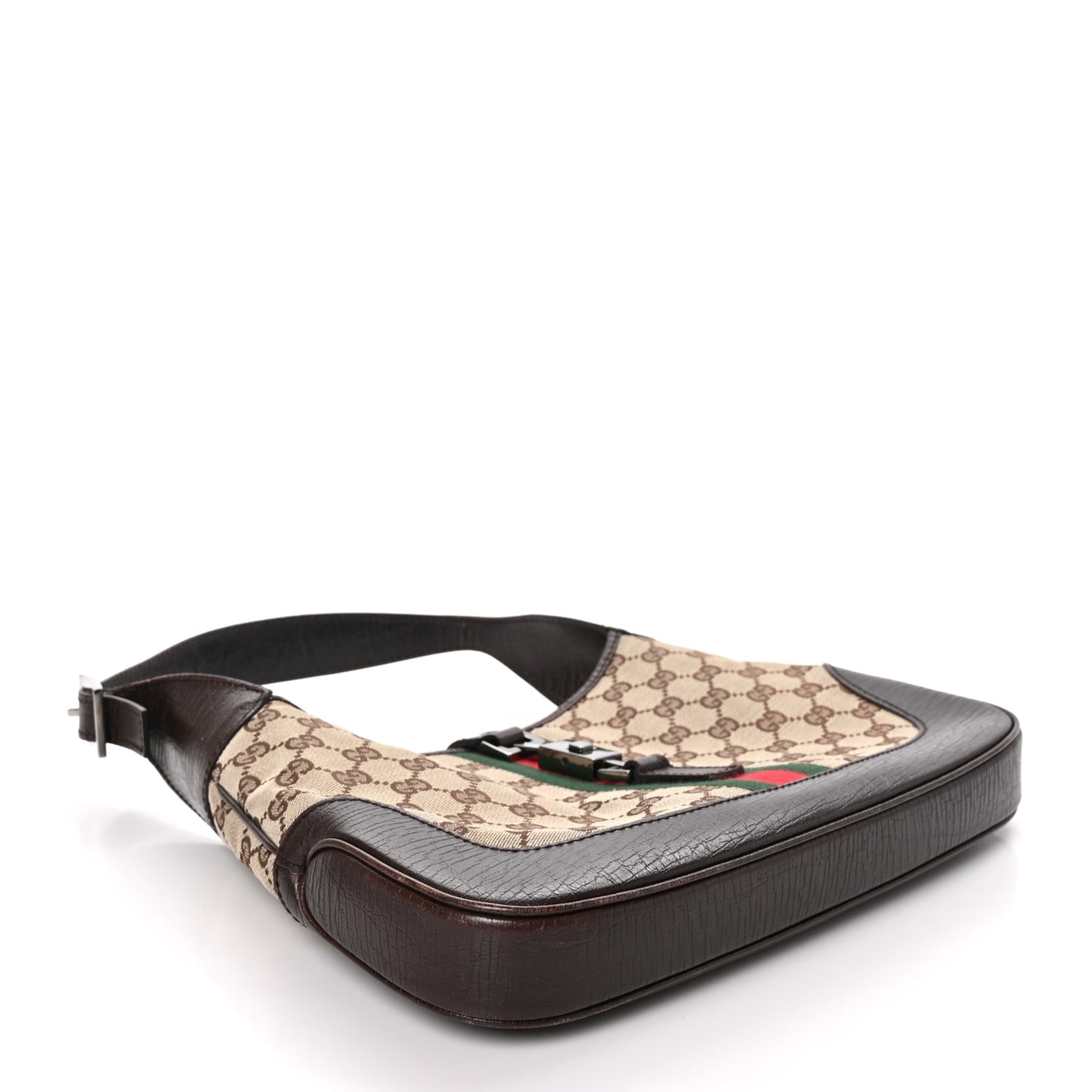 Monogram Web Jackie O Hobo Dark Brown