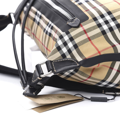 Burberry Vintage Check Small Sailing Duffle Sling Bag Beige 8 of 9
