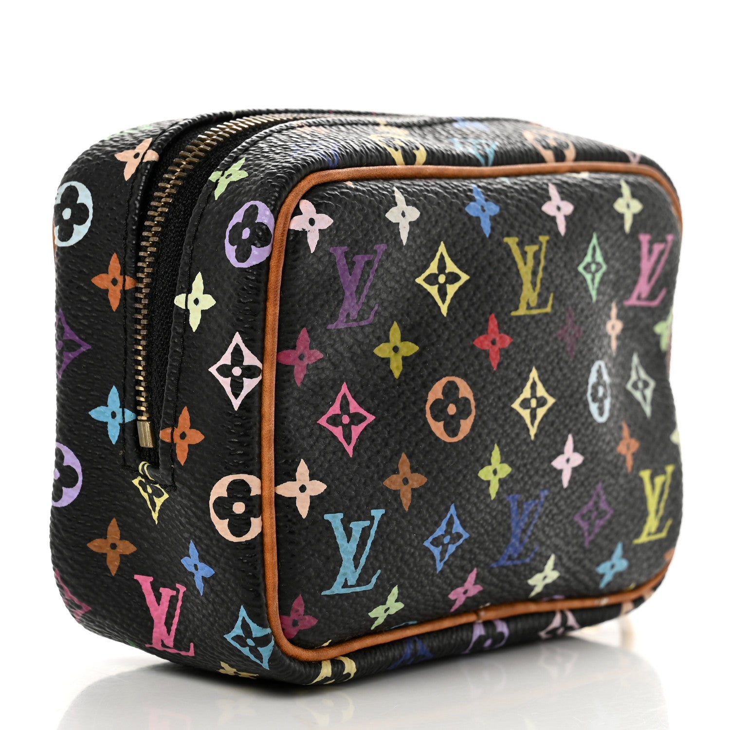 Louis Vuitton LOUIS VUITTON Monogram Multicolor Trousse Wapity Black 3 of 7