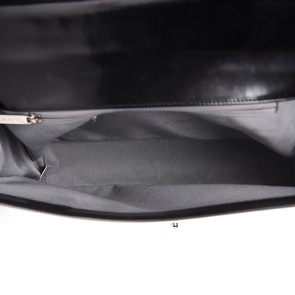 Chanel Glazed Calfskin Large Boy Flap Black 5 of 10