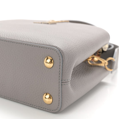 Louis Vuitton Taurillon Snakeskin Capucines BB Steeple Grey 9 of 11