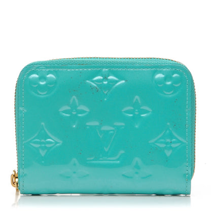 Louis Vuitton Vernis Zippy Coin Purse Blue Lagon 1 of 11