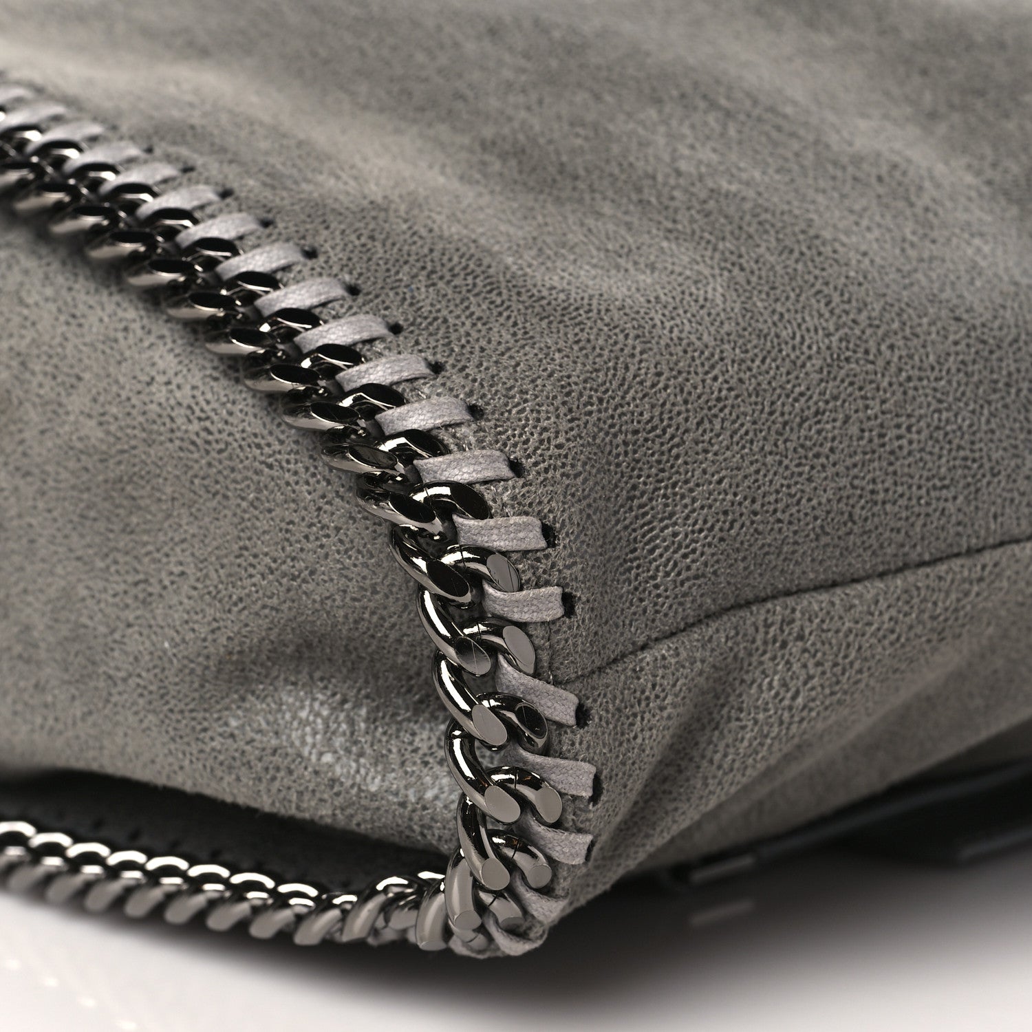 Stella McCartney Shaggy Deer Falabella Backpack Grey 7 of 7