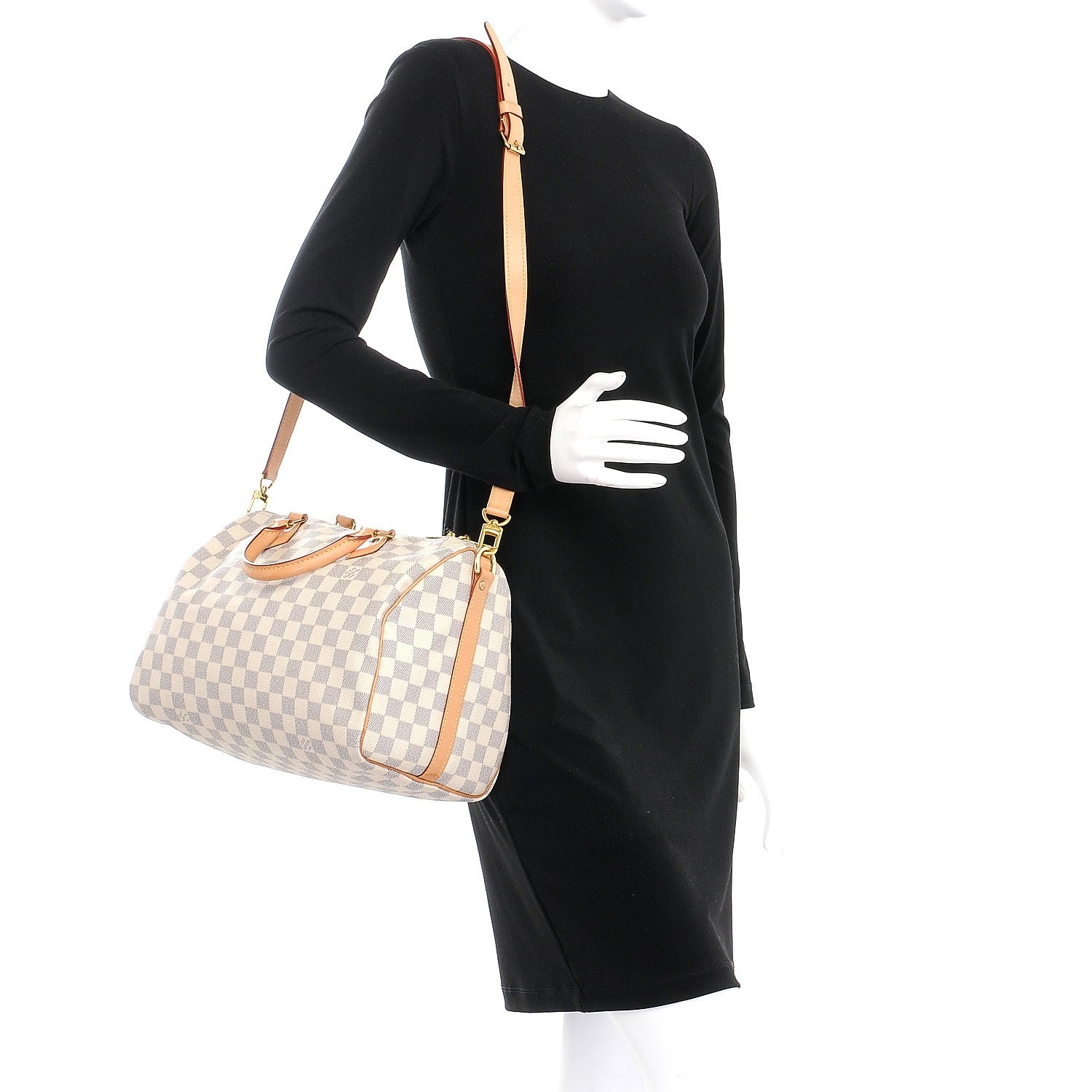 Louis Vuitton Damier Azur Speedy Bandouliere 30 2 of 13