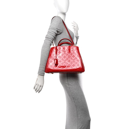Louis Vuitton Vernis Montaigne MM Cherry 2 of 12