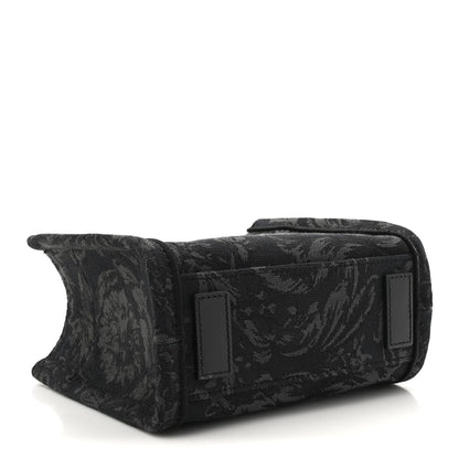 Versace Jacquard Barocco Extra Small Athena Tote Tote Black 4 of 9