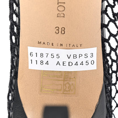 Bottega Veneta Mesh Nappa Chunky Chain Sandals 38 Black 8 of 10