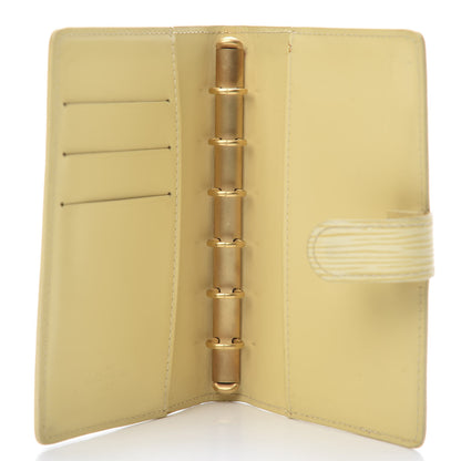 Louis Vuitton Epi Small Ring Agenda Cover Vanilla 5 of 11