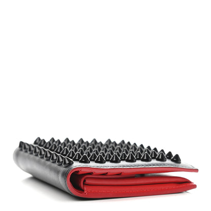 Christian Louboutin Calfskin Spiked Paros Wallet Black 3 of 4