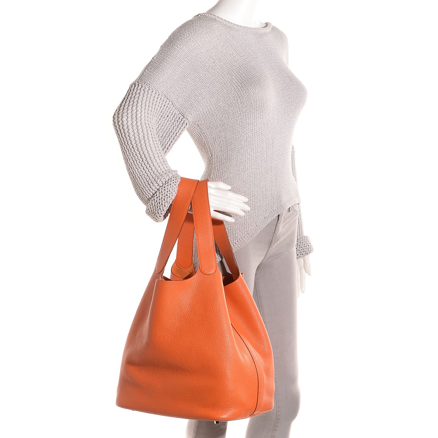 Taurillon Clemence Picotin Lock TGM Orange