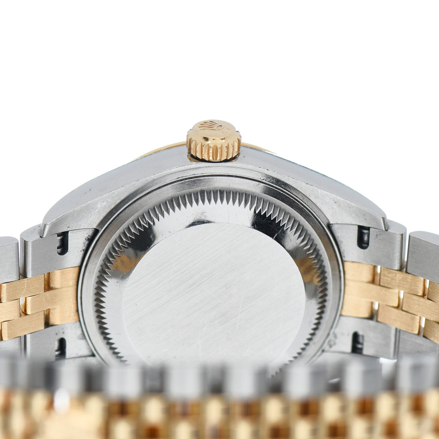 Rolex Stainless Steel 18K Yellow Gold Diamond 28mm Oyster Perpetual Datejust Watch Champagne 279173 4 of 5