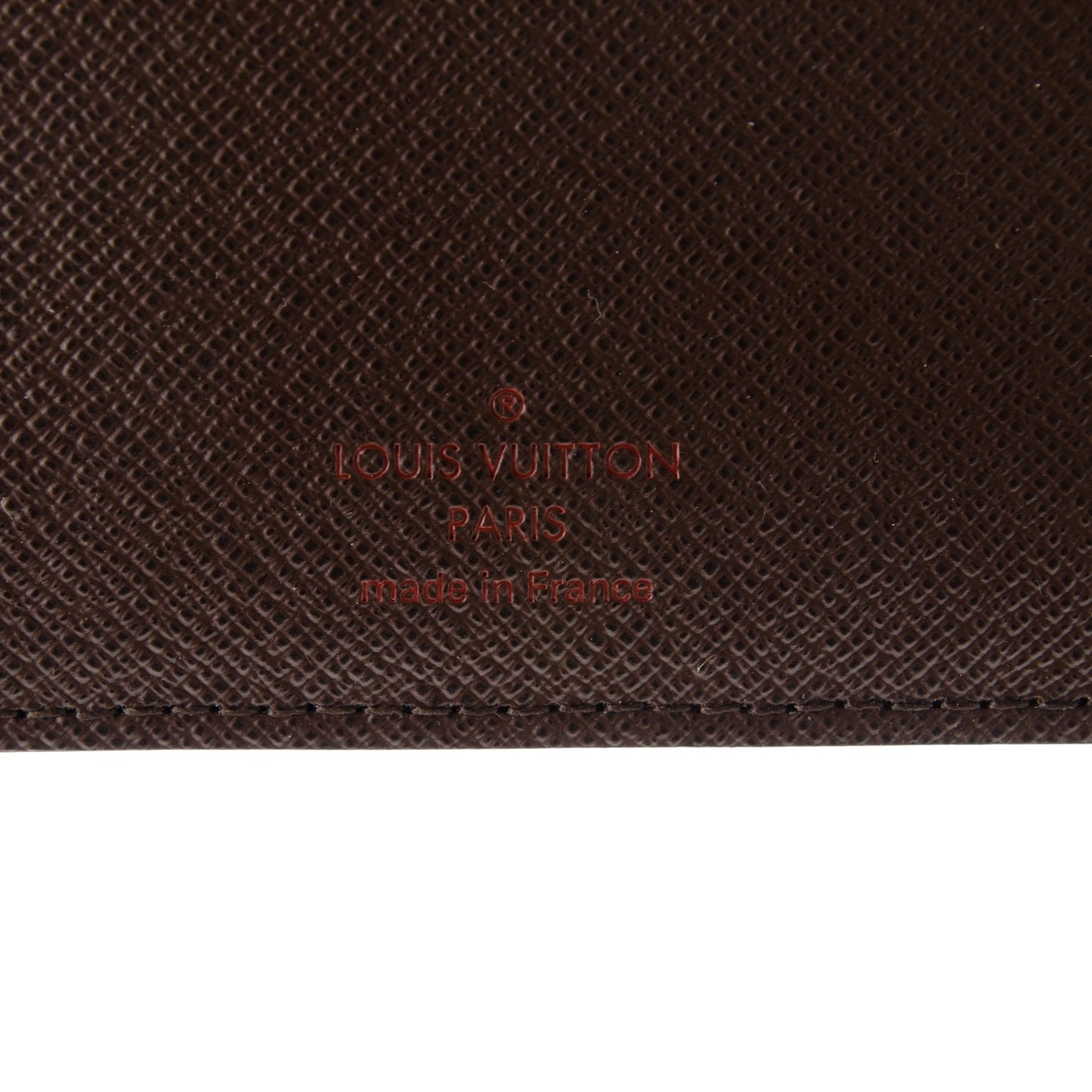 Damier Ebene Medium Ring Agenda Cover