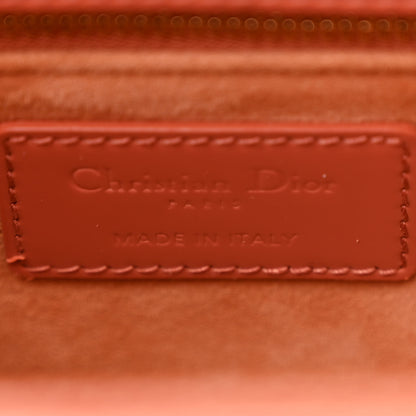 Christian Dior Patent Cannage Medium Lady Dior Light Coral 6 of 11