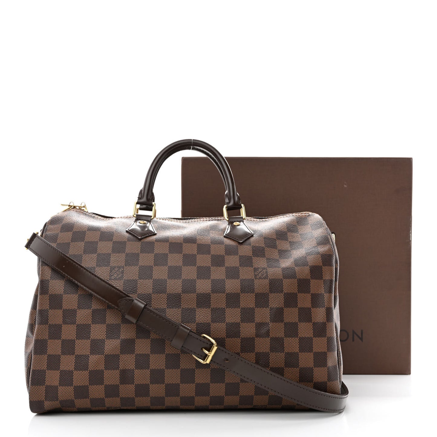 Damier Ebene Speedy Bandouliere 35