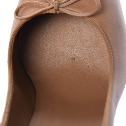 Chanel Lambskin Cap Toe CC Pumps 40 Beige Black 13 of 16