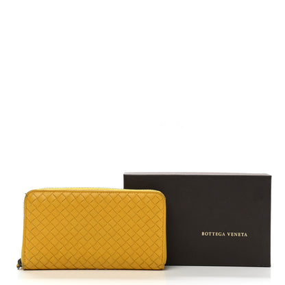 Bottega Veneta Nappa Intrecciato Zip Around Wallet Sunset 15 of 15