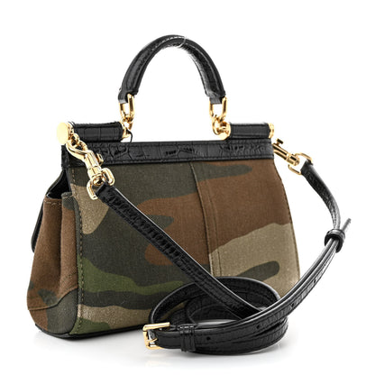 Dolce & Gabbana Cotton Crocodile Embossed Camouflage Patchwork Sicily Multicolor 3 of 9
