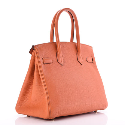 Hermes Togo Birkin 30 Orange 3 of 38