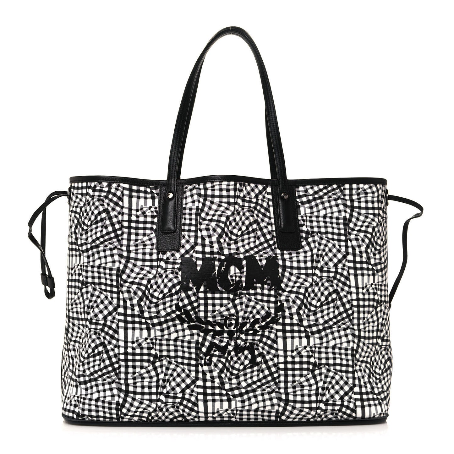 Visetos Medium Liz Reversible Shopper Tote Black