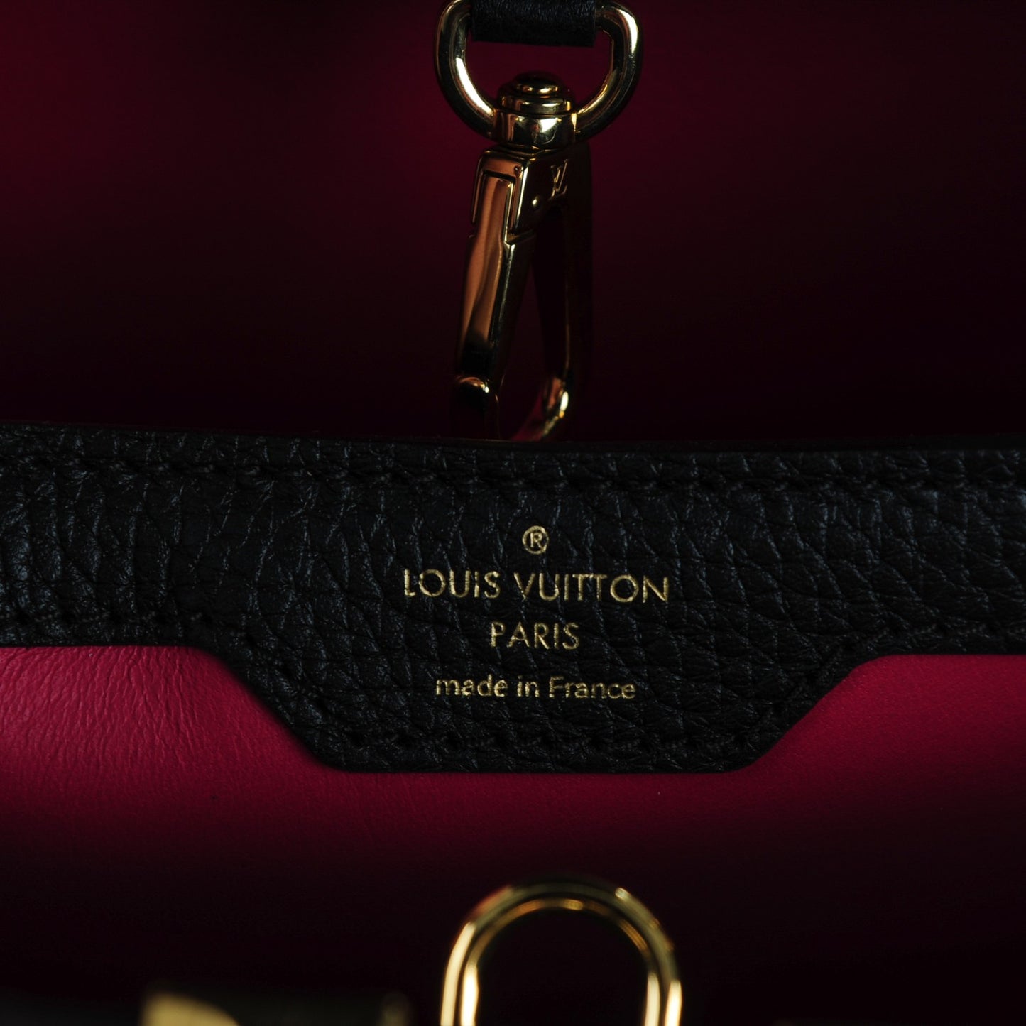 Taurillon Capucines PM Black