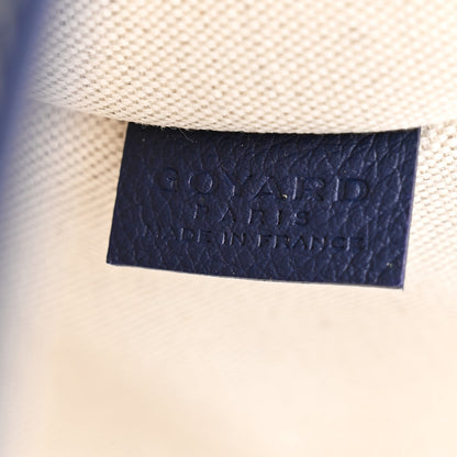 Goyard Goyardine Calfskin Morvan Document Case Navy 6 of 10