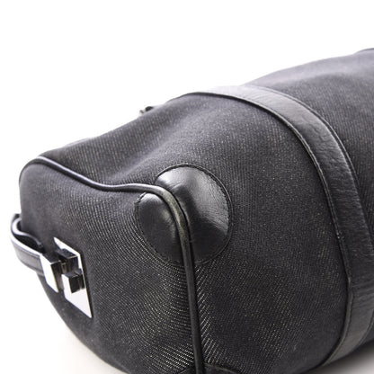 Gucci Denim Boston Bag Black 5 of 11