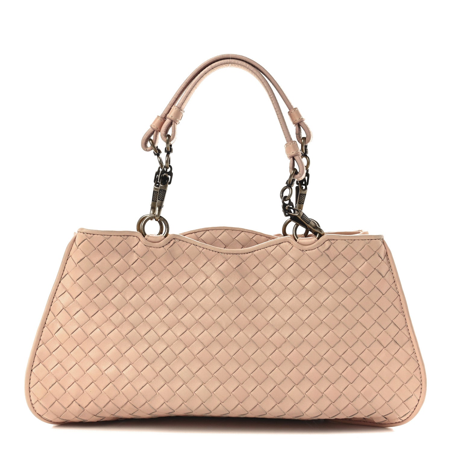 Bottega Veneta Nappa Intrecciato Small Shoulder Bag Flamingo 1 of 11