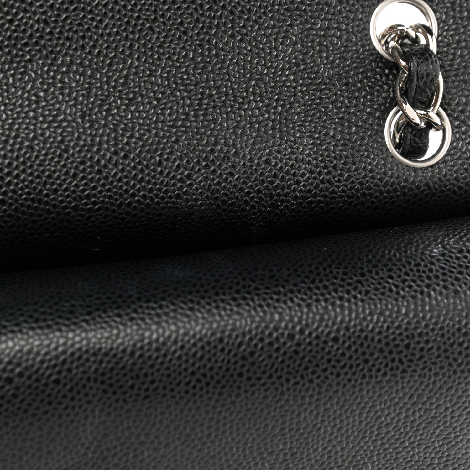 Chanel Caviar Quilted Maxi Double Flap Black 12 of 15