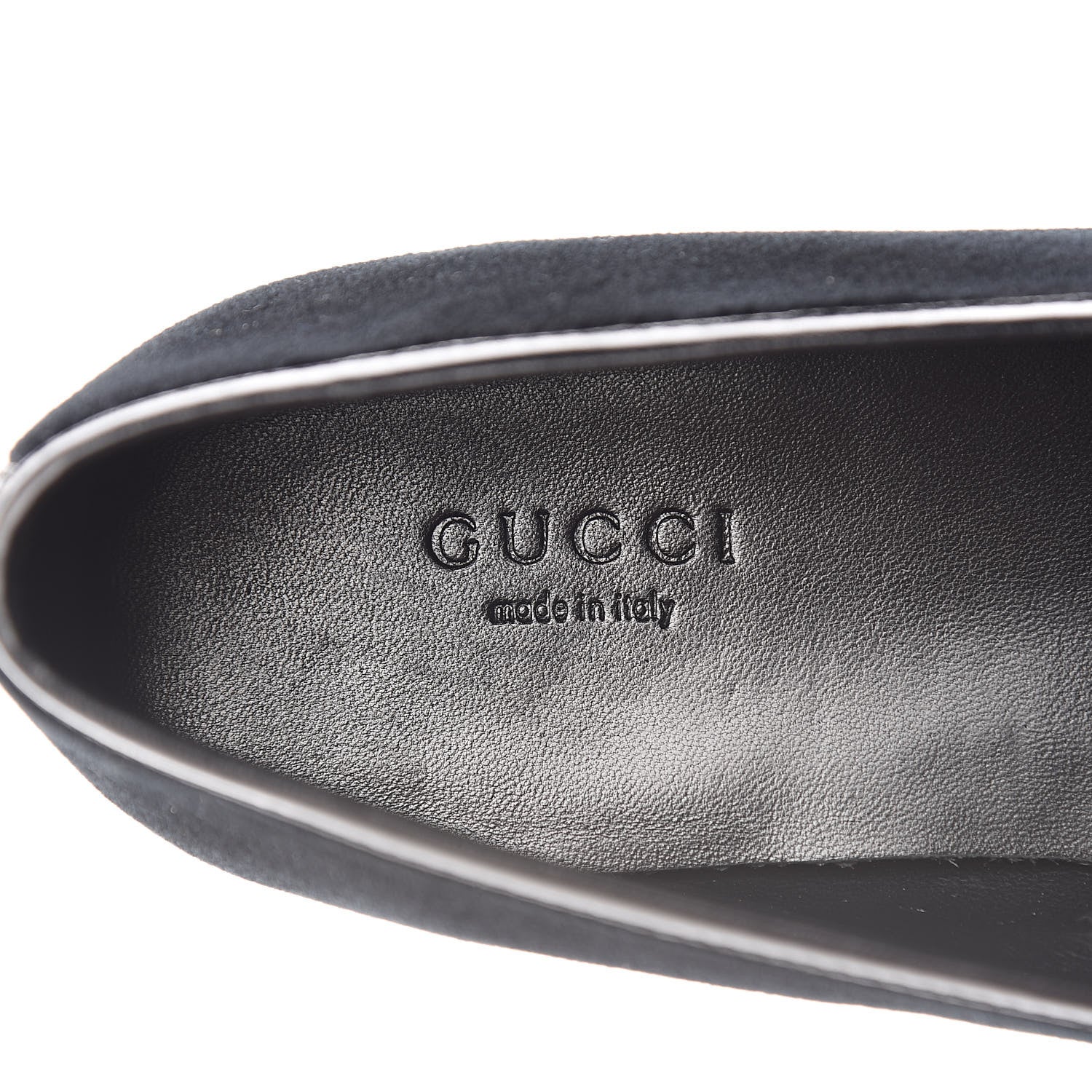 Gucci Velvet Horsebit Womens Jordaan Loafers 38.5 Black 7 of 9