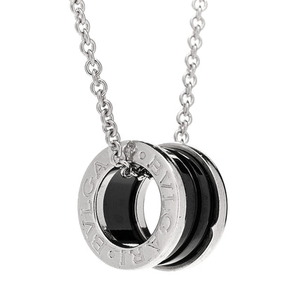 Bulgari Sterling Silver Ceramic Save The Children Pendant Necklace 4 of 7